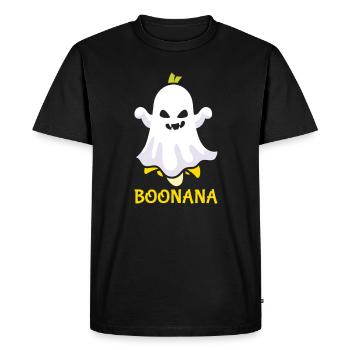 Amateur de fruits de banane Bananes drôles de bananes - T-shirt Premium bio Homme - noir - Devant - Nico (187cm)