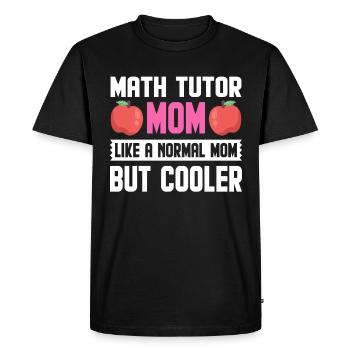 Tuteur Cadeau Tuteur - T-shirt Premium bio Homme - noir - Devant - Nico (187cm)