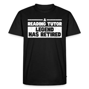 Tuteur Cadeau Tuteur - T-shirt Premium bio Homme - noir - Devant - Nico (187cm)