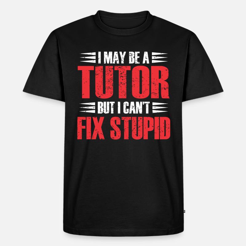 Tutor Geschenk Tutor - Männer Premium Bio T-Shirt - Schwarz