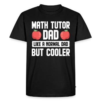 Tuteur Cadeau Tuteur - T-shirt Premium bio Homme - noir - Devant - Nico (187cm)