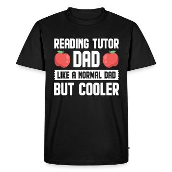 Tuteur Cadeau Tuteur - T-shirt Premium bio Homme - noir - Devant - Nico (187cm)
