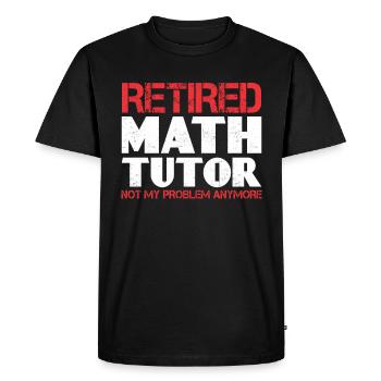 Tuteur Cadeau Tuteur - T-shirt Premium bio Homme - noir - Devant - Nico (187cm)