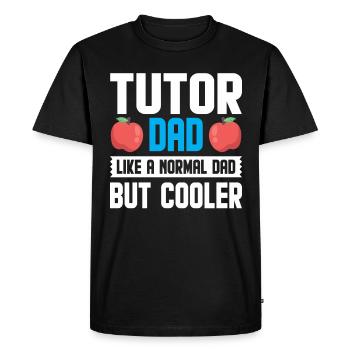 Tuteur Cadeau Tuteur - T-shirt Premium bio Homme - noir - Devant - Nico (187cm)