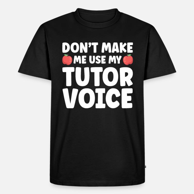 Tutor Geschenk Tutor - Männer Premium Bio T-Shirt - Schwarz