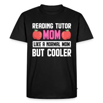 Tuteur Cadeau Tuteur - T-shirt Premium bio Homme - noir - Devant - Nico (187cm)