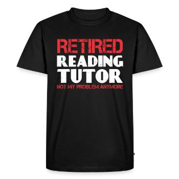 Tuteur Cadeau Tuteur - T-shirt Premium bio Homme - noir - Devant - Nico (187cm)