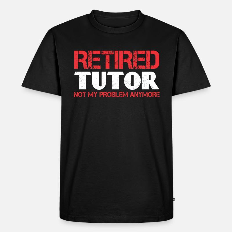 Tutor Geschenk Tutor - Männer Premium Bio T-Shirt - Schwarz