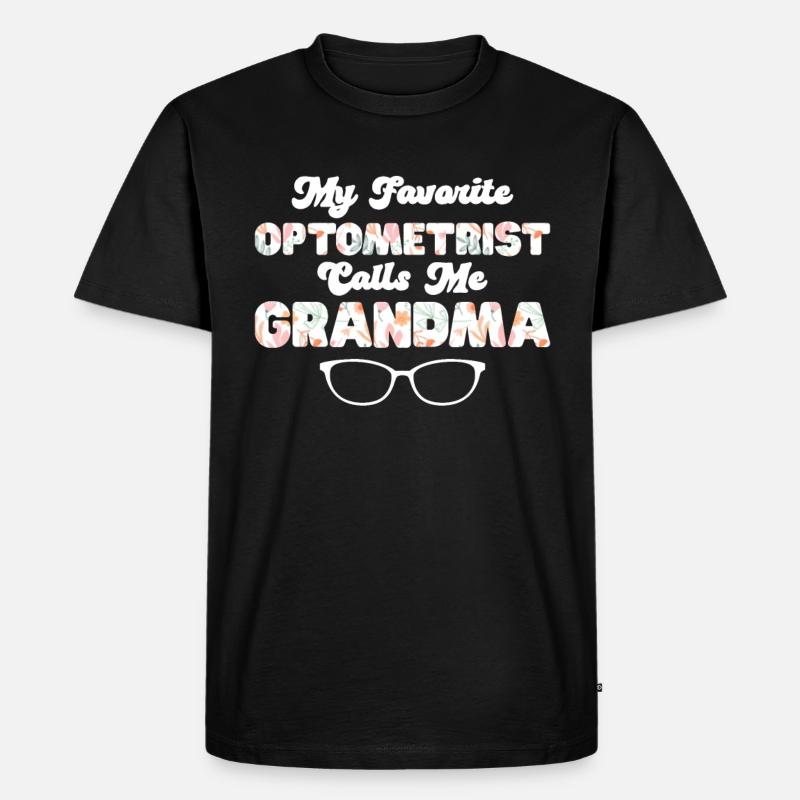 Optiker Geschenk Optometrie - Männer Premium Bio T-Shirt - Schwarz