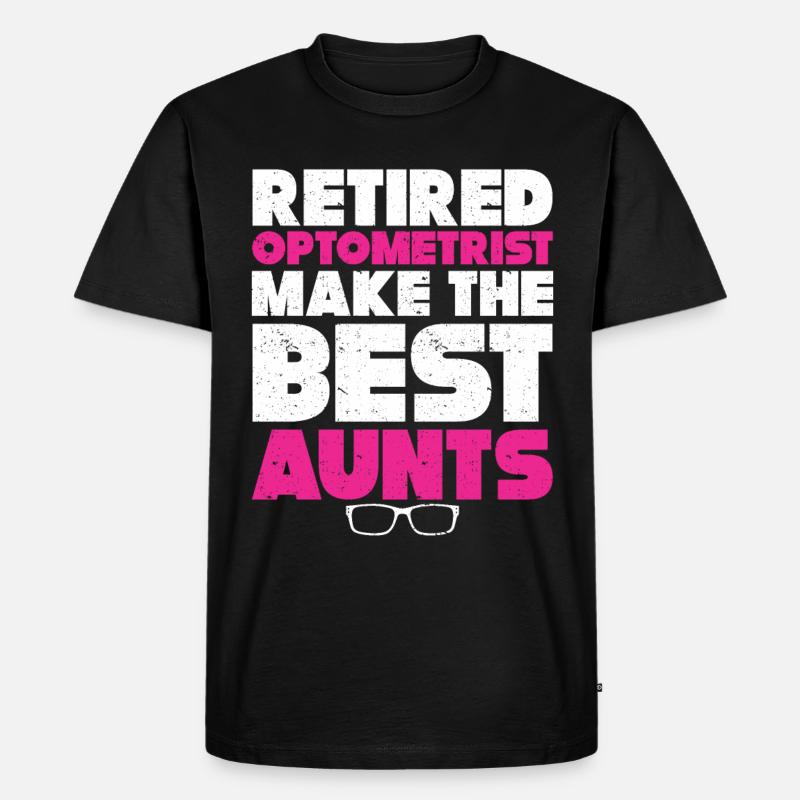 Optiker Geschenk Optometrie - Männer Premium Bio T-Shirt - Schwarz