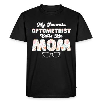 Optician Gift Optometry - Men's Premium Organic T-Shirt - black - Front - Nico (187cm)