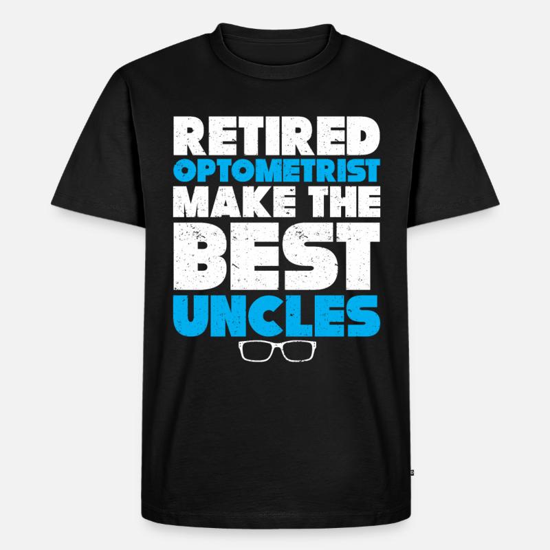 Optiker Geschenk Optometrie - Männer Premium Bio T-Shirt - Schwarz