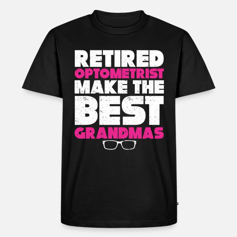 Optiker Geschenk Optometrie - Männer Premium Bio T-Shirt - Schwarz