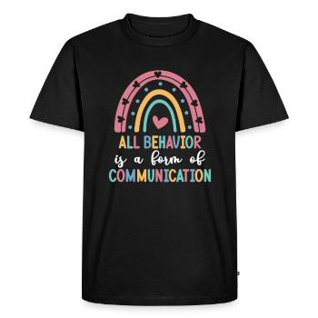 Sensibilisation à l’autisme Acceptation Choisissez la gentillesse - T-shirt Premium bio Homme - noir - Devant - Nico (187cm)