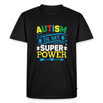 Sensibilisation à l’autisme Acceptation Choisissez la gentillesse - T-shirt Premium bio Homme - noir - Devant - Nico (187cm)