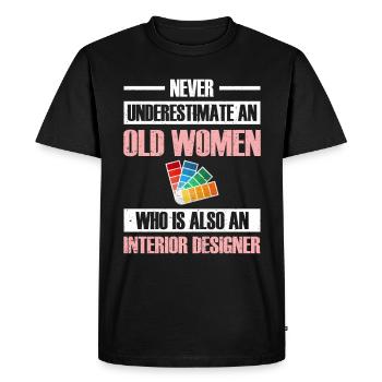 Designer d’intérieur Cadeau Designer de décoration d’intérieur - T-shirt Premium bio Homme - noir - Devant - Nico (187cm)