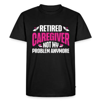 Infirmière Cadeau Infirmière - T-shirt Premium bio Homme - noir - Devant - Nico (187cm)