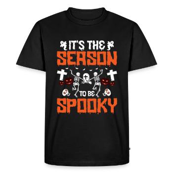 Costume d’Halloween Drôle Halloween Dicton - T-shirt Premium bio Homme - noir - Devant - Nico (187cm)