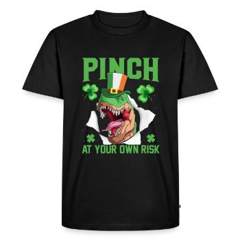 Journée de la Saint-Patrick irlandaise Drôle de la Saint-Patrick - T-shirt Premium bio Homme - noir - Devant - Nico (187cm)
