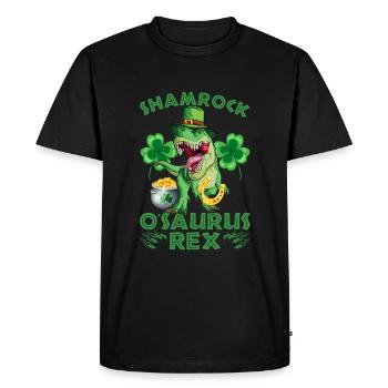 Journée de la Saint-Patrick irlandaise Drôle de la Saint-Patrick - T-shirt Premium bio Homme - noir - Devant - Nico (187cm)