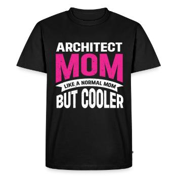 Architect's Gift, Architecture Lover - Men's Premium Organic T-Shirt - black - Front - Nico (187cm)