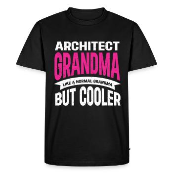 Architect's Gift, Architecture Lover - Men's Premium Organic T-Shirt - black - Front - Nico (187cm)