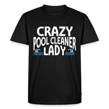 Pool Cleaner Job Swimming Pool Caretaker - Men's Premium Organic T-Shirt - black - Front - Nico (187cm)