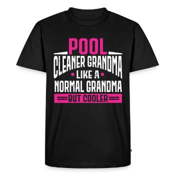 Pool Cleaner Job Swimming Pool Caretaker - Men's Premium Organic T-Shirt - black - Front - Nico (187cm)