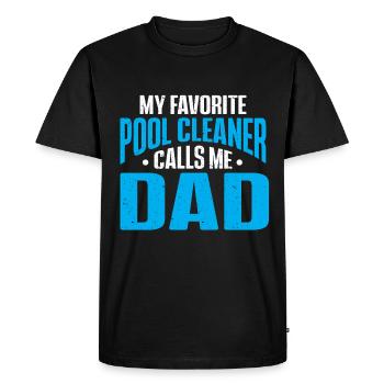 Pool Cleaner Job Swimming Pool Caretaker - Men's Premium Organic T-Shirt - black - Front - Nico (187cm)