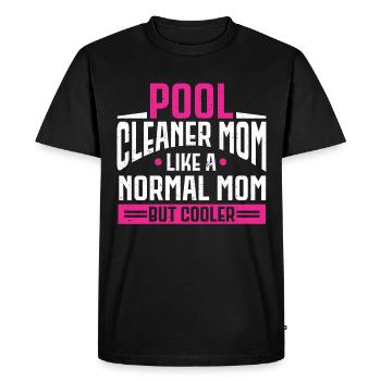 Pool Cleaner Job Swimming Pool Caretaker - Men's Premium Organic T-Shirt - black - Front - Nico (187cm)