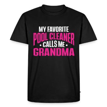 Pool Cleaner Job Swimming Pool Caretaker - Men's Premium Organic T-Shirt - black - Front - Nico (187cm)