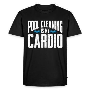 Pool Cleaner Job Swimming Pool Caretaker - Men's Premium Organic T-Shirt - black - Front - Nico (187cm)