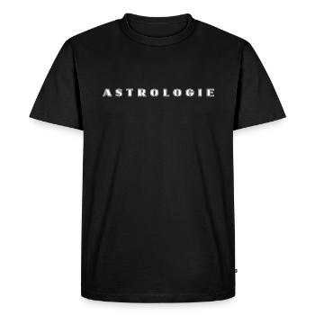 Astrology lettering - Men's Premium Organic T-Shirt - black - Front - Nico (187cm)