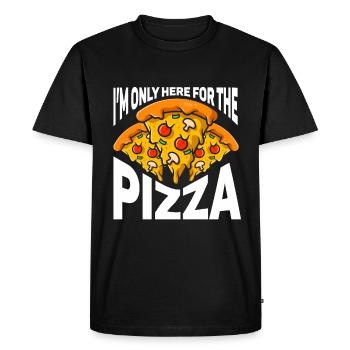 Pizza Italie Pizza Pizza Cuisine - T-shirt Premium bio Homme - noir - Devant - Nico (187cm)