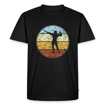 Carrosserie Rétro - T-shirt Premium bio Homme - noir - Devant - Nico (187cm)