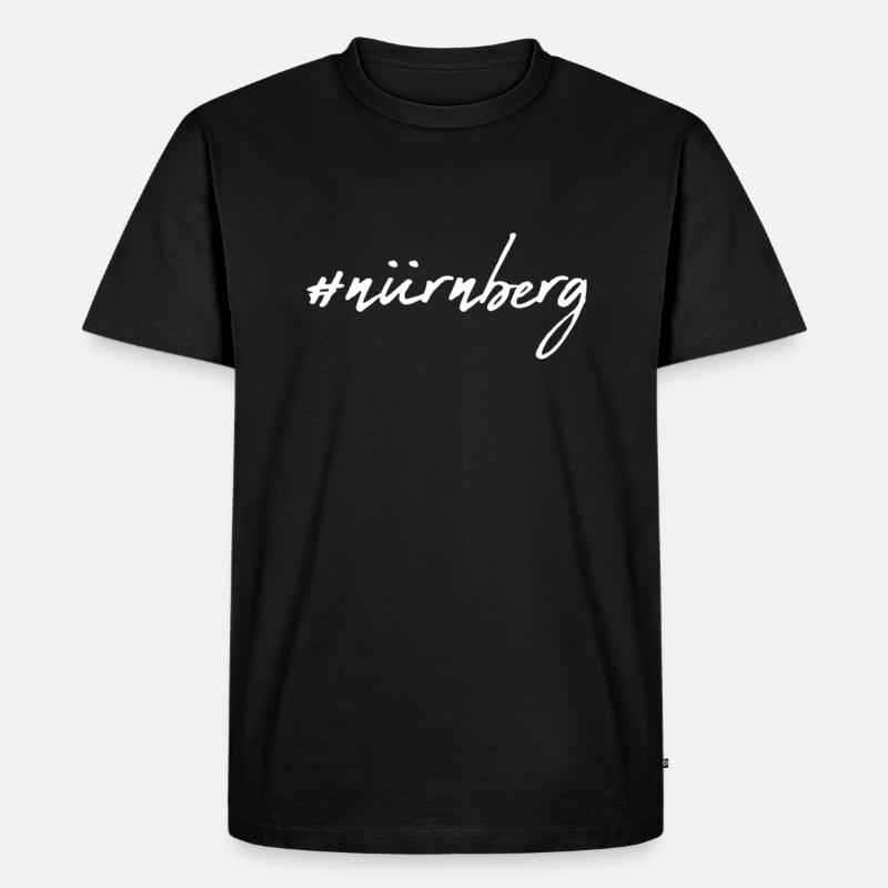 Nürnberg - Männer Premium Bio T-Shirt - Schwarz