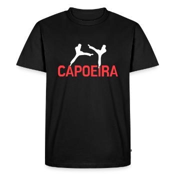 Capoeira - Men's Premium Organic T-Shirt - black - Front - Nico (187cm)