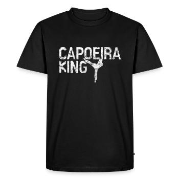 Capoeira - T-shirt Premium bio Homme - noir - Devant - Nico (187cm)