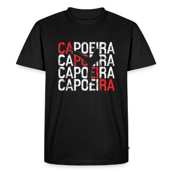 Capoeira - Men's Premium Organic T-Shirt - black - Front - Nico (187cm)