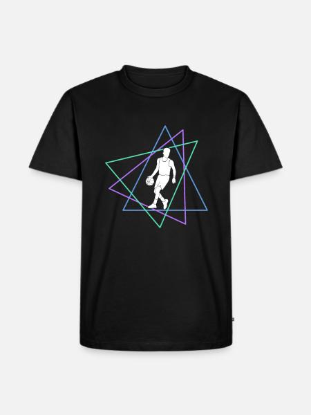 Basket-ball - T-shirt Premium bio Homme - noir