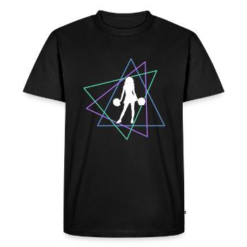 Cheerleading - T-shirt Premium bio Homme - noir - Devant - Nico (187cm)