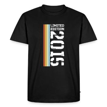 Edition Limitée Rétro 2015 - T-shirt Premium bio Homme - noir - Devant - Nico (187cm)