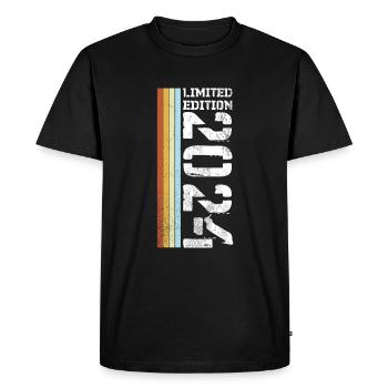 Édition Limitée Rétro 2024 - T-shirt Premium bio Homme - noir - Devant - Nico (187cm)