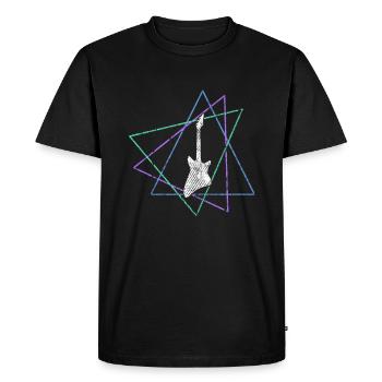 Jupe - T-shirt Premium bio Homme - noir - Devant - Nico (187cm)