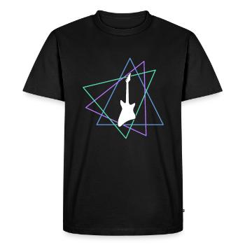 Jupe - T-shirt Premium bio Homme - noir - Devant - Nico (187cm)