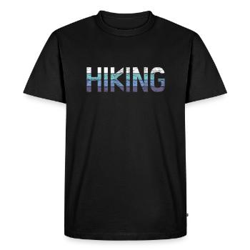 Wander - Men's Premium Organic T-Shirt - black - Front - Nico (187cm)