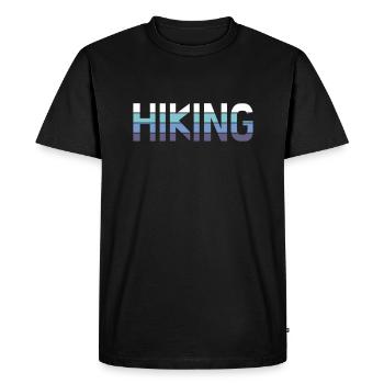 Wander - Men's Premium Organic T-Shirt - black - Front - Nico (187cm)