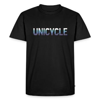 Monocycle - T-shirt Premium bio Homme - noir - Devant - Nico (187cm)