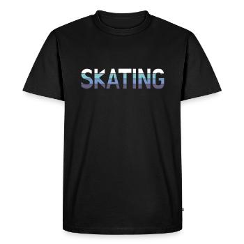 Skating - Men's Premium Organic T-Shirt - black - Front - Nico (187cm)