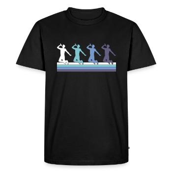 Sing - Men's Premium Organic T-Shirt - black - Front - Nico (187cm)